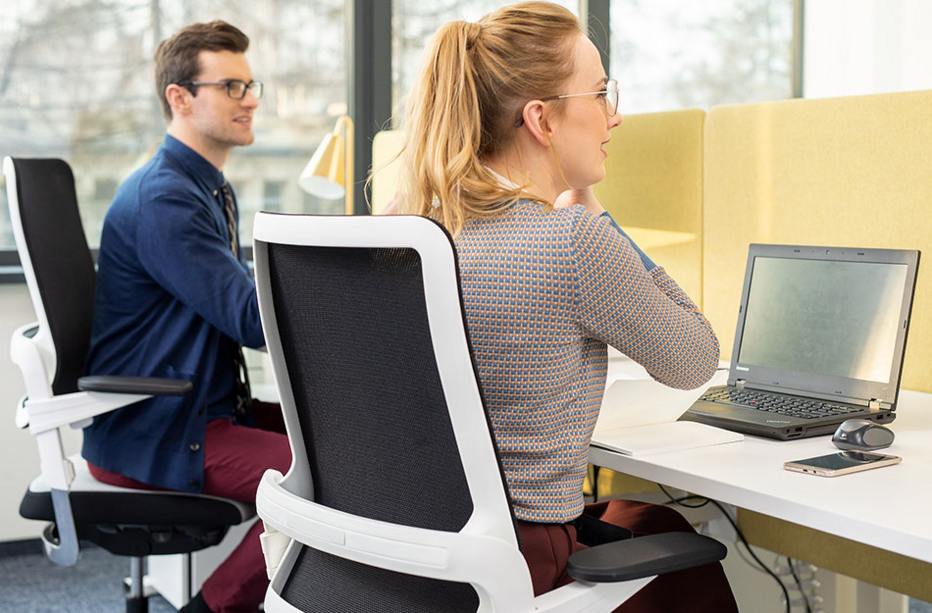 Ergonomie, Büromöbel, Büroausstattung - Quelle:Sedus. Ergonomie, Büromöbel, Büroausstattung - Quelle:Sedus.